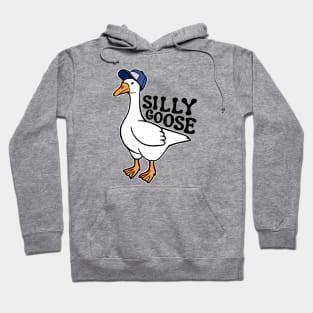 Silly Goose with Baseball Hat Hoodie